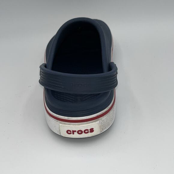 CROCS Off Court Clogs Navy Slip On Casual Sandal Men's Size M5 W7 Pre-owned Flag - Picture 7 of 13